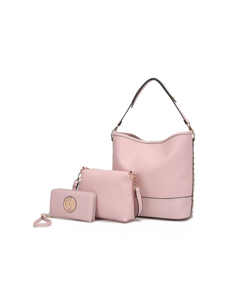 Ultimate Hobo Bag With Pouch & Wallet - Pink