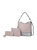 Ultimate Hobo Bag With Pouch & Wallet - Blush Silver