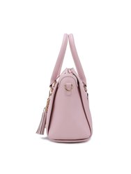 Valeria Satchel Handbag With Keyring