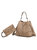 Wendy Bucket Bag With Wristlet – 2 Pieces - Taupe