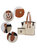 Xenia Circular Print Tote Bag With Wallet - 2 Pieces