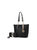 Ximena Vegan Leather Women’s Tote Bag with matching Wristlet Wallet - Black