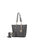 Ximena Vegan Leather Women’s Tote Bag with matching Wristlet Wallet - Charcoal