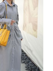 Yola Vegan Leather Satchel Handbag With Wallet