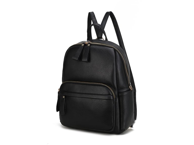 Yolane Backpack Convertible Crossbody Bag - Black