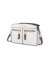 Zoely Crossbody Handbag Vegan Leather Women - White Charcoal