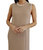 Eunice Dress In Tan