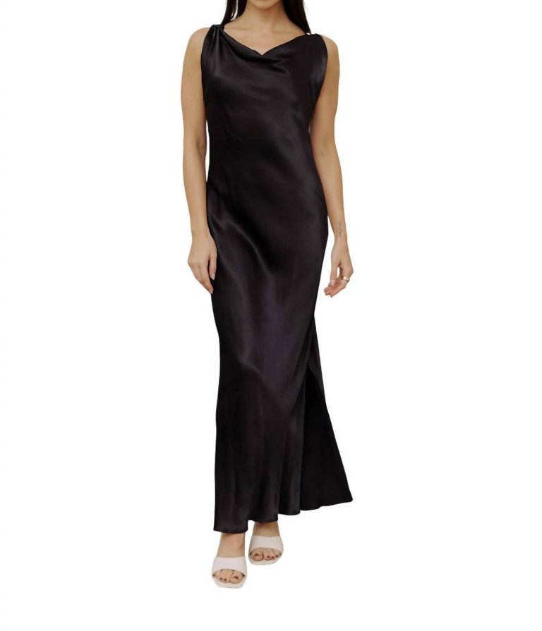 Everly Dress In Black - Black