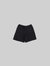 High Rise Knit Shorts In Black