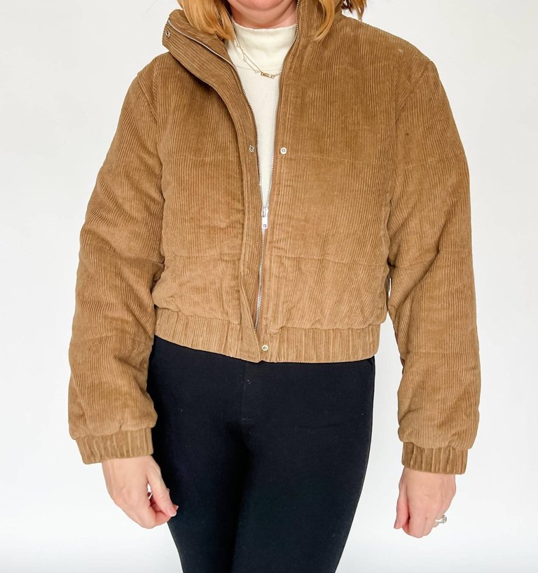 The Josie Jacket In Brown - Brown