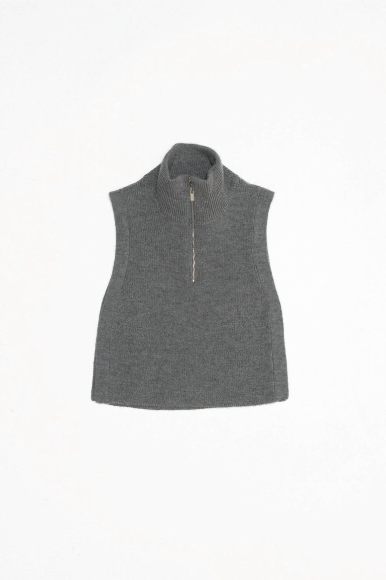 The Renn Vest In Heather - Heather