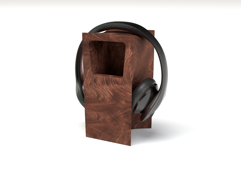 Flint Headphone Stand - Walnut