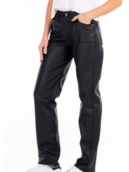 Montana Black Faux L Pant