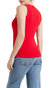 Cecily Sweater Tank In Red