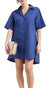 Tala Shirt Dress In Dark Cobalt - Dark Cobalt