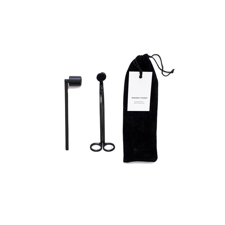 Candle Snuffer and Wick Trimmer Set