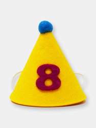Numbered Pawty Hat - Yellow