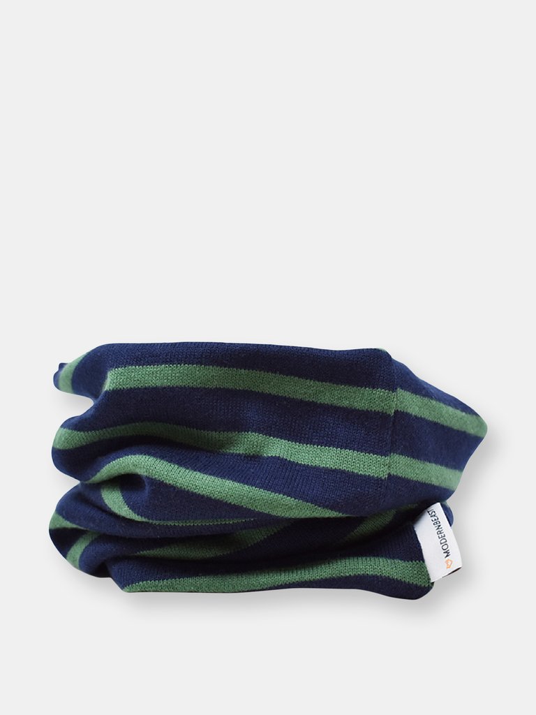 Pet Snood - Green Striped