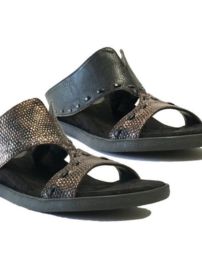 Modzori Asta Sandal - Metallic Flips To Black product