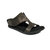 Asta Sandal - Metallic Flips To Black