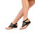 Chika Sandal - Black Flips To Beige