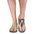 Grazia Iiii Reversible Sandals In Black/gold