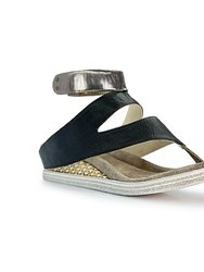 Lava 2 - Bone flips to Black - 4 Way Sandal