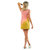 Reversible & Adjustable V-Neck Dress - Horizon-Coral/Sunstream-Cream