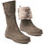 Uma 2 - Mid Calf Boot Flips To Short Boot - Brown