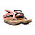 Zoey 1 Sandal - Coral Flips To Black - Coral/Black