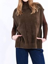 Fuzzy Sleeveless Sweater