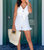 Gauzy Romper In White