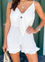 Gauzy Romper In White