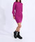 Haven Knitted Dress In Magenta