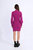 Haven Knitted Dress In Magenta