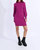 Haven Knitted Dress In Magenta