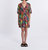 Ladies V-Neck Printed Dress - Mareva