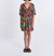 Ladies V-Neck Printed Dress - Mareva