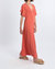 Long Vneck Maxi Dress - Coral