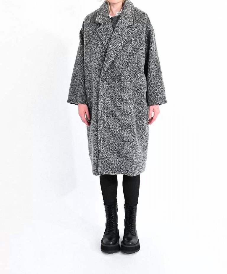 Loose Overcoat - Ash Black