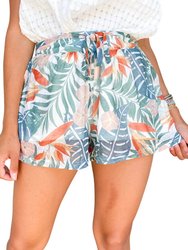 Paradise Shorts In Blue - Blue