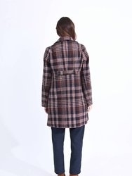 Plaid Pattern Coat