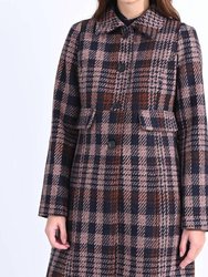 Plaid Pattern Coat