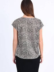 Shimmer Leopard Tee