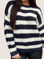 Striped Knitted Jumper Sweater