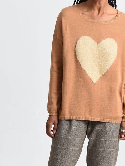 MOLLY BRACKEN Womens Heart Sweater product