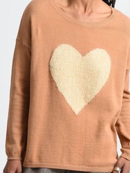 Womens Heart Sweater