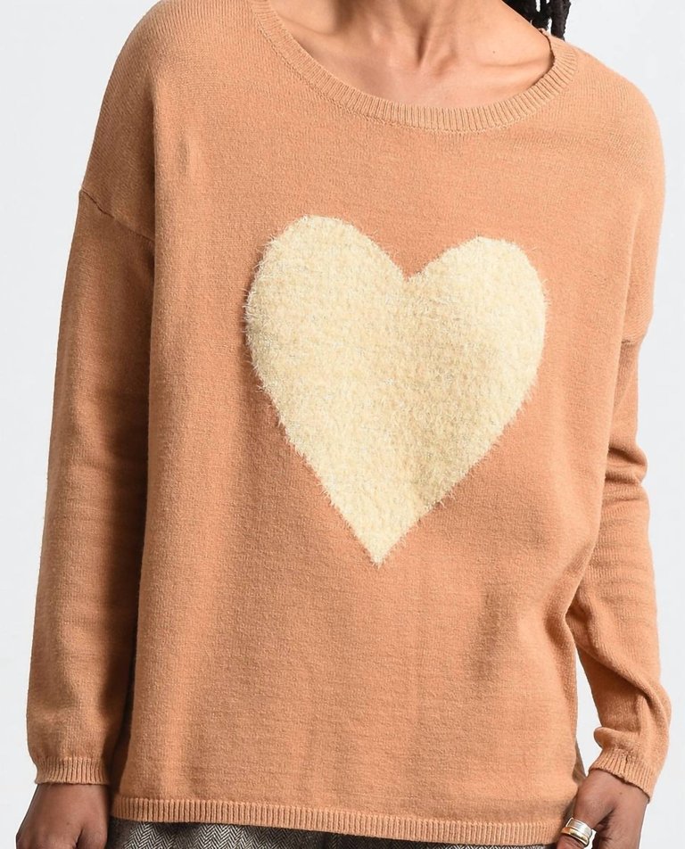 Womens Heart Sweater