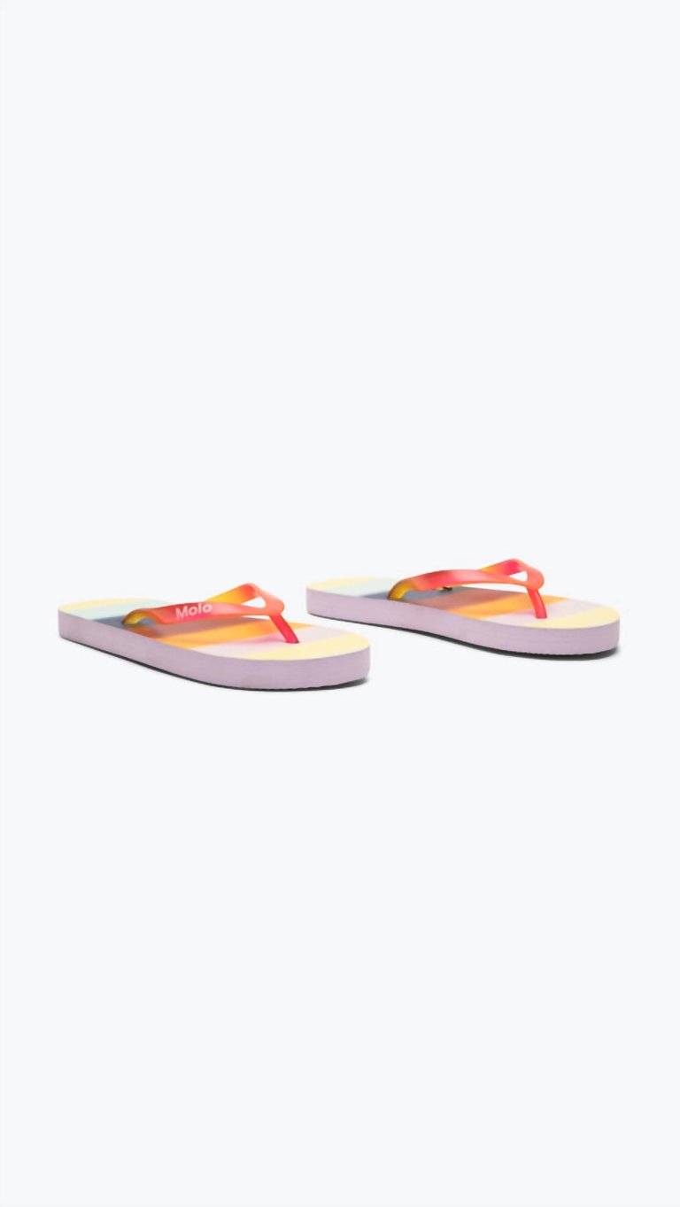 Unisex - Zeppo Flip Flop In Tiny Rainbow - Tiny Rainbow