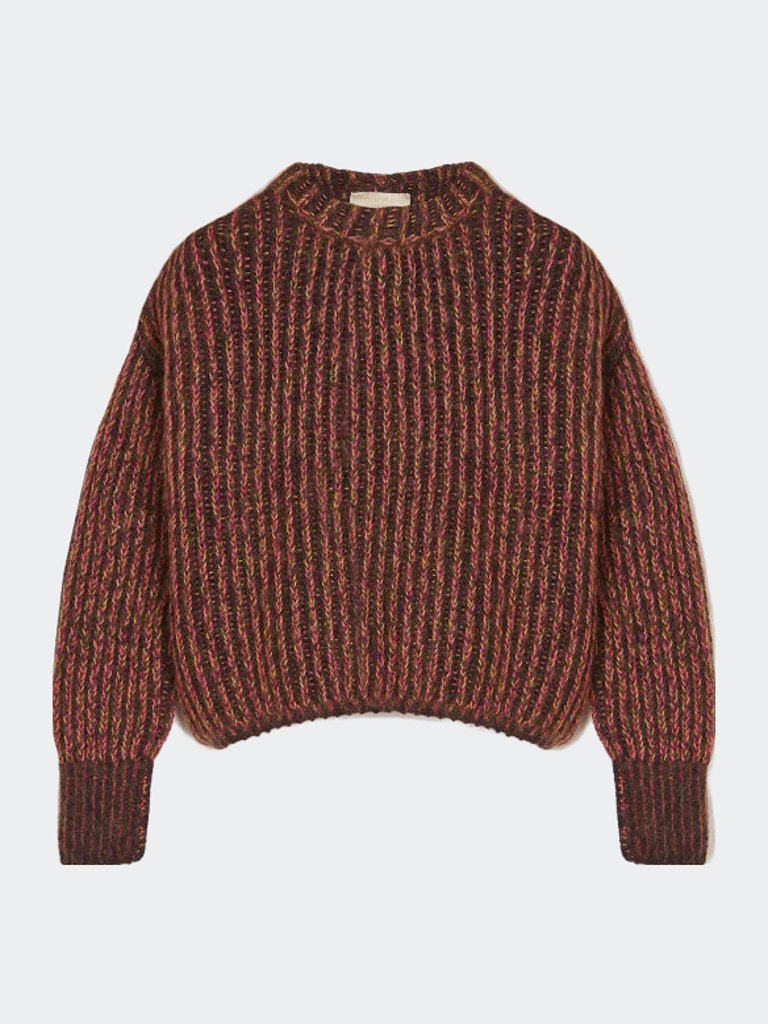 Mora Knitwear Sweater - Burgundy